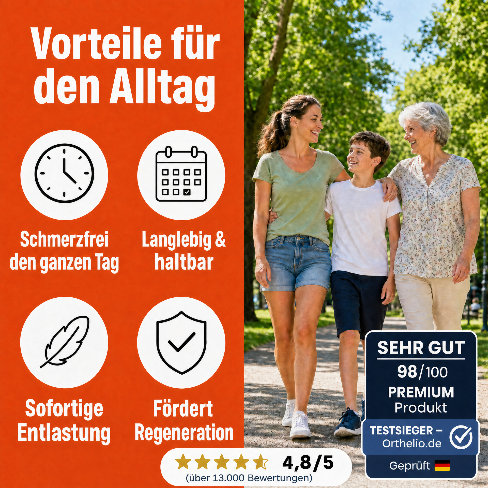 Orthelio Komfort-Einlegesohlen