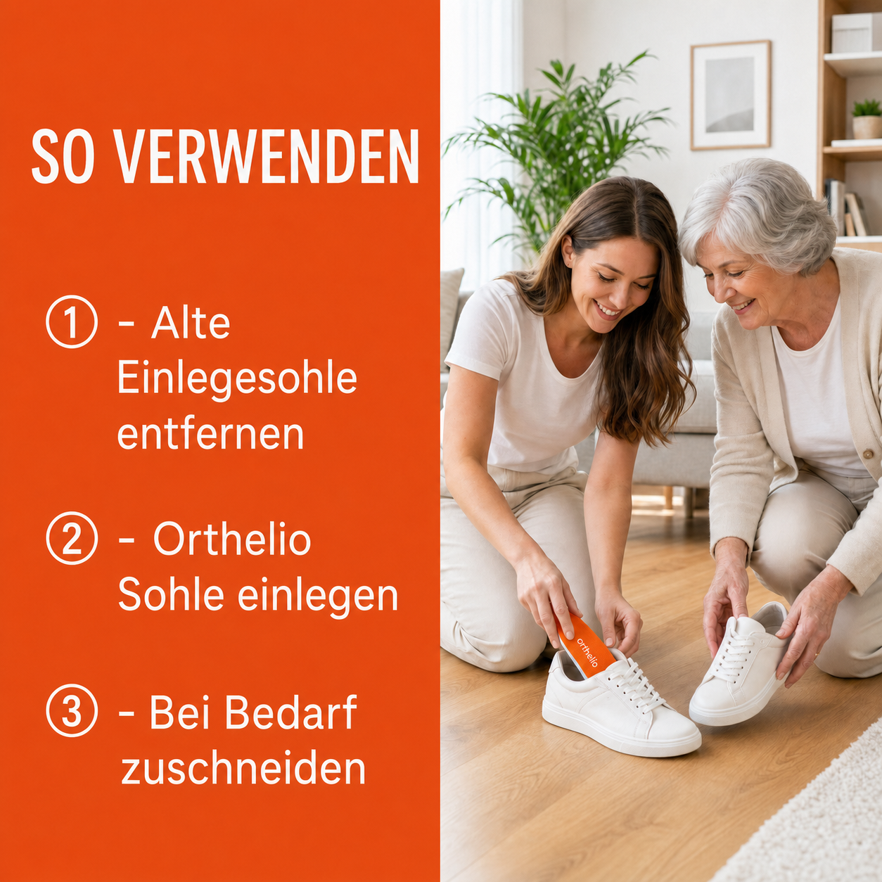 Orthelio Komfort-Einlegesohlen
